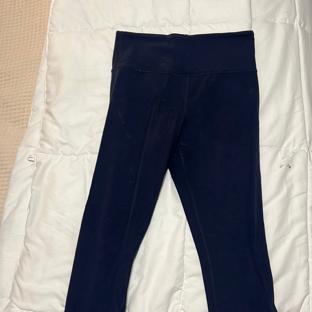 athleta legging. navy blue